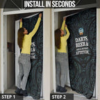 New Zealand Darts Beer Door Cover Paua Shell Aotearoa Maori Tattoo - Aussie Hoodie