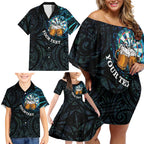 Personalized New Zealand Darts Beer Family Matching Off Shoulder Short Dress and Hawaiian Shirt Paua Shell Aotearoa Maori Tattoo - Aussie Hoodie