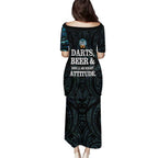Personalized New Zealand Darts Beer Family Matching Puletasi and Hawaiian Shirt Paua Shell Aotearoa Maori Tattoo - Aussie Hoodie