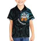Personalized New Zealand Darts Beer Hawaiian Shirt Paua Shell Aotearoa Maori Tattoo - Aussie Hoodie