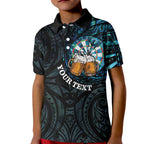 Personalized New Zealand Darts Beer Kid Polo Shirt Paua Shell Aotearoa Maori Tattoo - Aussie Hoodie