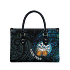 Personalized New Zealand Darts Beer Leather Bag Paua Shell Aotearoa Maori Tattoo - Aussie Hoodie