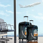 Personalized New Zealand Darts Beer Luggage Cover Paua Shell Aotearoa Maori Tattoo - Aussie Hoodie