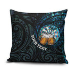 Personalized New Zealand Darts Beer Pillow Cover Paua Shell Aotearoa Maori Tattoo - Aussie Hoodie