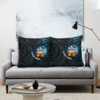 Personalized New Zealand Darts Beer Pillow Cover Paua Shell Aotearoa Maori Tattoo - Aussie Hoodie