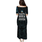 Personalized New Zealand Darts Beer Puletasi Paua Shell Aotearoa Maori Tattoo - Aussie Hoodie