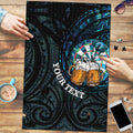 Personalized New Zealand Darts Beer Puzzle Paua Shell Aotearoa Maori Tattoo - Aussie Hoodie