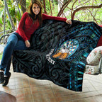 Personalized New Zealand Darts Beer Quilt Paua Shell Aotearoa Maori Tattoo - Aussie Hoodie