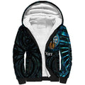 Personalized New Zealand Darts Beer Sherpa Hoodie Paua Shell Aotearoa Maori Tattoo - Aussie Hoodie