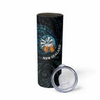 Personalized New Zealand Darts Beer Skinny Tumbler Paua Shell Aotearoa Maori Tattoo - Aussie Hoodie