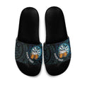 Personalized New Zealand Darts Beer Slide Sandals Paua Shell Aotearoa Maori Tattoo - Aussie Hoodie