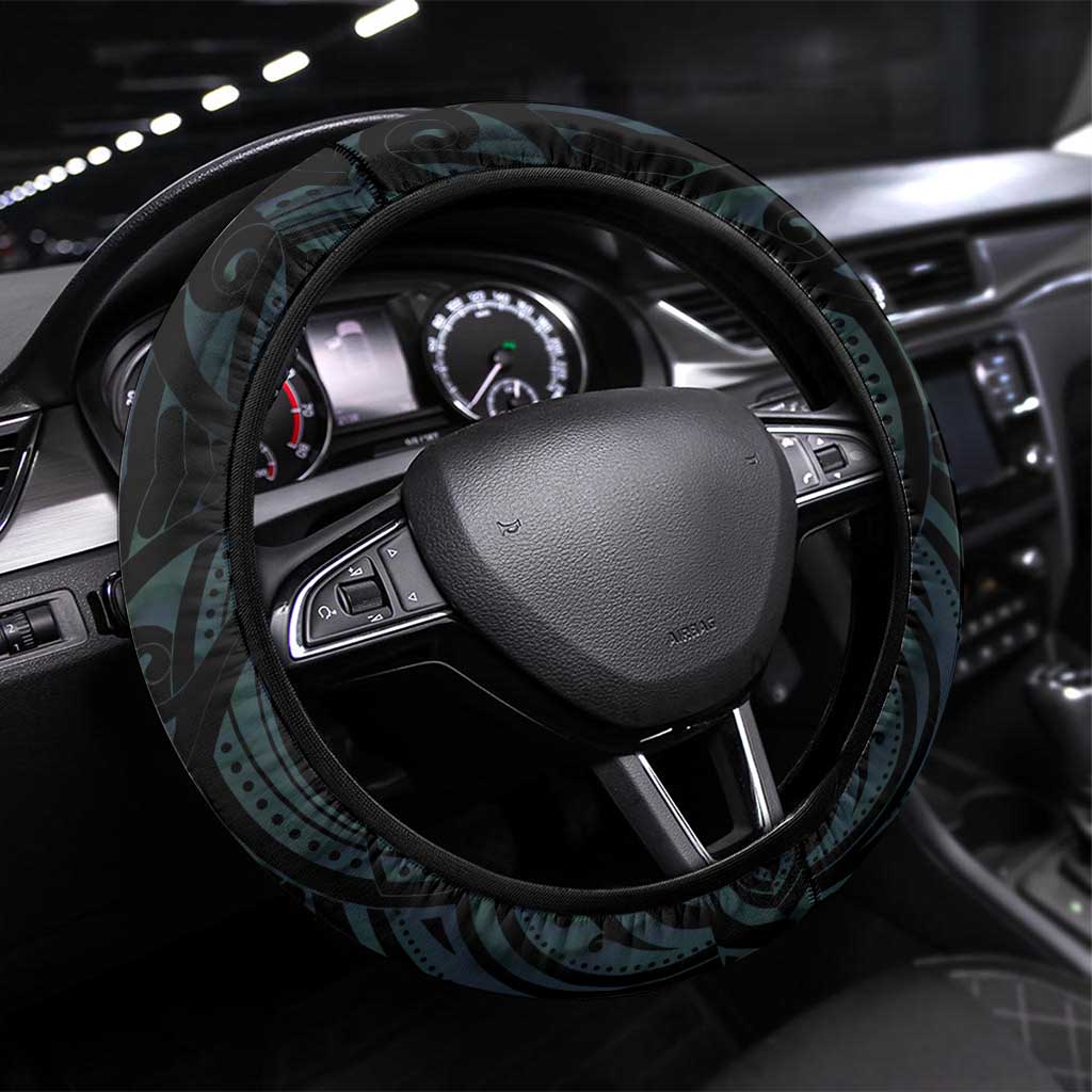 New Zealand Darts Beer Steering Wheel Cover Paua Shell Aotearoa Maori Tattoo - Aussie Hoodie