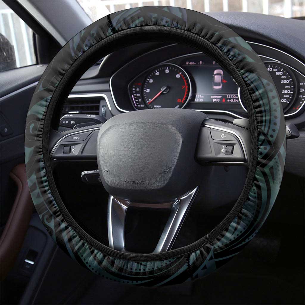 New Zealand Darts Beer Steering Wheel Cover Paua Shell Aotearoa Maori Tattoo - Aussie Hoodie