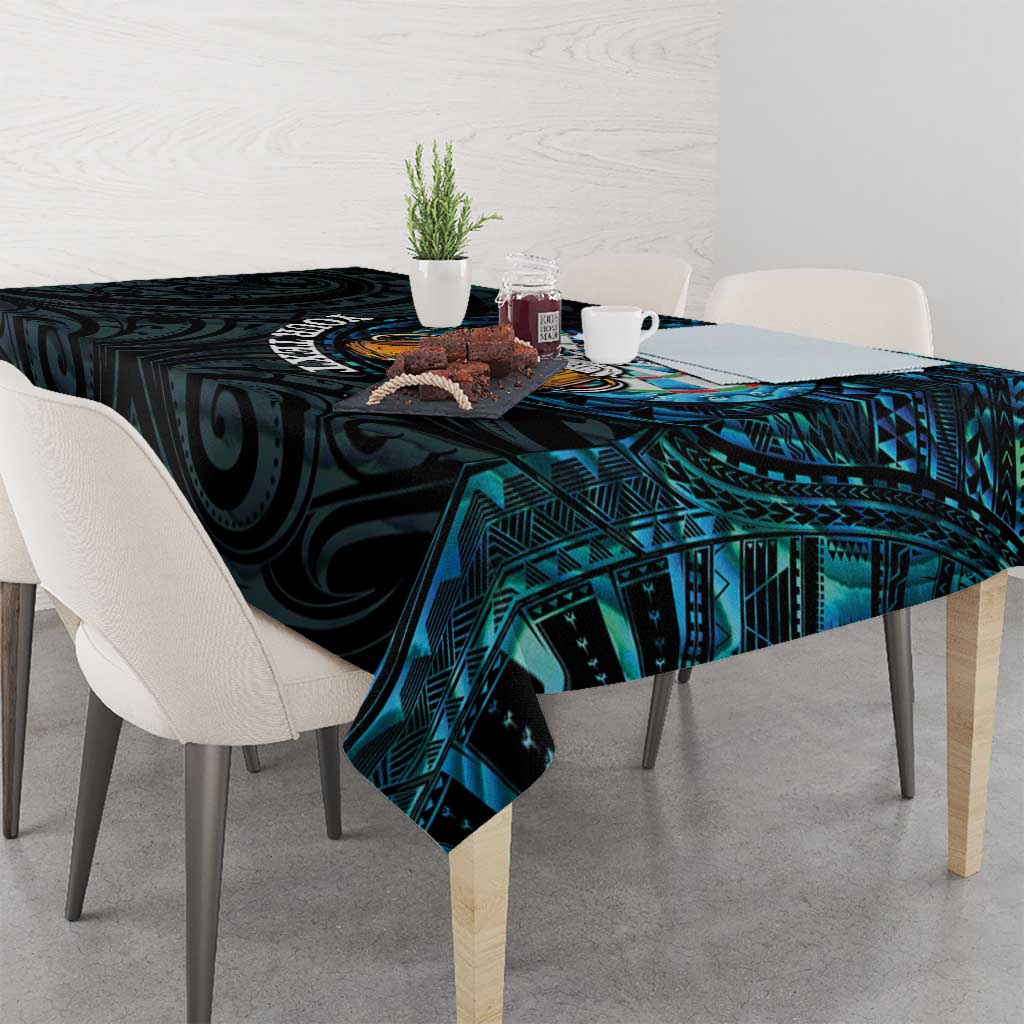 Personalized New Zealand Darts Beer Tablecloth Paua Shell Aotearoa Maori Tattoo - Aussie Hoodie