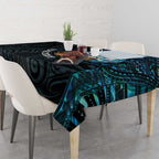 Personalized New Zealand Darts Beer Tablecloth Paua Shell Aotearoa Maori Tattoo - Aussie Hoodie