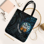 Personalized New Zealand Darts Beer Tote Bag Paua Shell Aotearoa Maori Tattoo - Aussie Hoodie