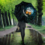 Personalized New Zealand Darts Beer Umbrella Paua Shell Aotearoa Maori Tattoo - Aussie Hoodie