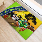 Raiders Rugby ANZAC Day Rubber Doormat Green Machine Mascot Rosemary Starry Night