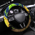 Raiders Rugby ANZAC Day Steering Wheel Cover Green Machine Mascot Rosemary Starry Night