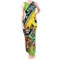 Raiders Rugby ANZAC Day Tank Maxi Dress Green Machine Mascot Rosemary Starry Night
