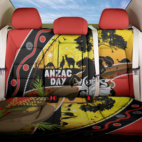 Dragons Rugby ANZAC Day Back Car Seat Cover Saints Rosemary Starry Night