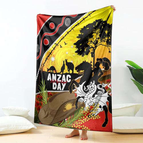 Dragons Rugby ANZAC Day Blanket Saints Rosemary Starry Night