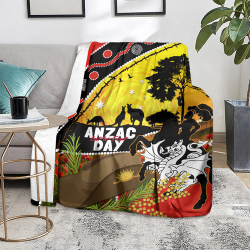 Dragons Rugby ANZAC Day Blanket Saints Rosemary Starry Night