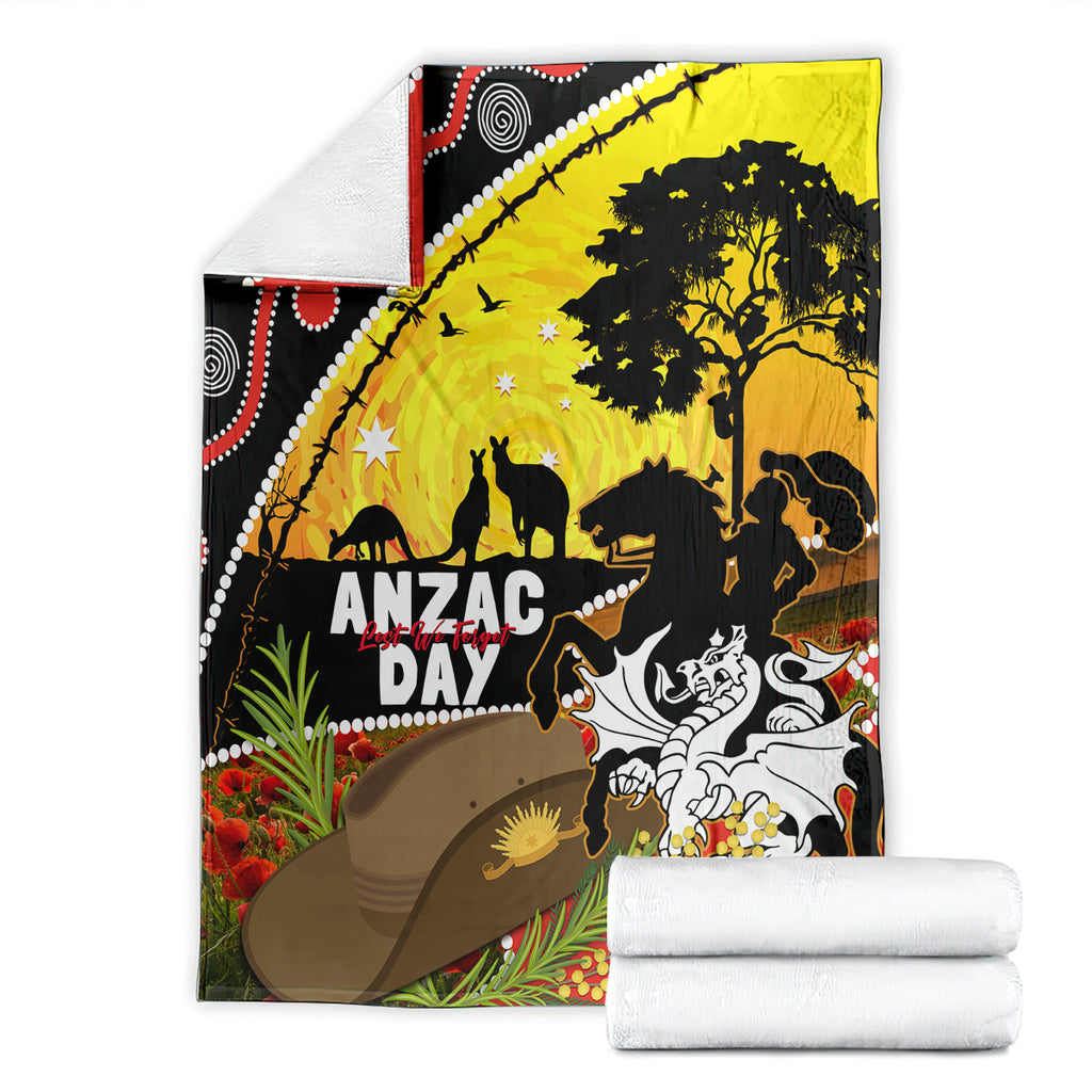 Dragons Rugby ANZAC Day Blanket Saints Rosemary Starry Night