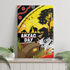 Dragons Rugby ANZAC Day Canvas Wall Art Saints Rosemary Starry Night