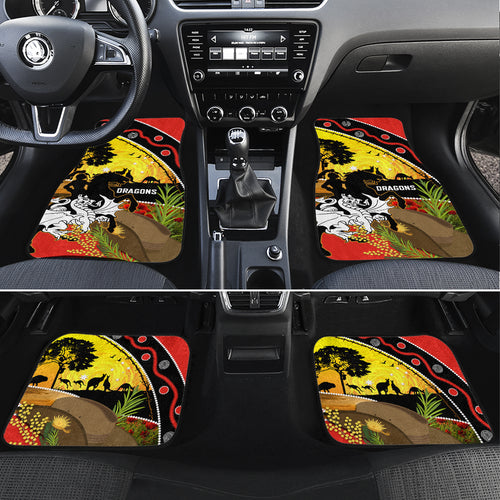 Dragons Rugby ANZAC Day Car Mats Saints Rosemary Starry Night