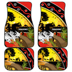 Dragons Rugby ANZAC Day Car Mats Saints Rosemary Starry Night
