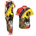 Dragons Rugby ANZAC Day Couples Matching Tank Maxi Dress and Hawaiian Shirt Saints Rosemary Starry Night