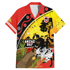 Dragons Rugby ANZAC Day Family Matching Mermaid Dress and Hawaiian Shirt Saints Rosemary Starry Night