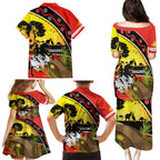 Dragons Rugby ANZAC Day Family Matching Puletasi and Hawaiian Shirt Saints Rosemary Starry Night