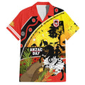 Dragons Rugby ANZAC Day Family Matching Short Sleeve Bodycon Dress and Hawaiian Shirt Saints Rosemary Starry Night