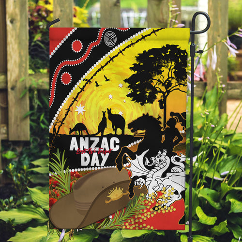 Dragons Rugby ANZAC Day Garden Flag Saints Rosemary Starry Night