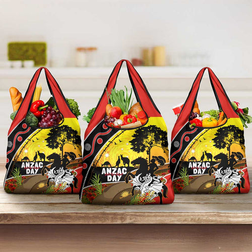 Dragons Rugby ANZAC Day Grocery Bag Saints Rosemary Starry Night