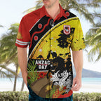 Dragons Rugby ANZAC Day Hawaiian Shirt Saints Rosemary Starry Night