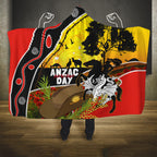 Dragons Rugby ANZAC Day Hooded Blanket Saints Rosemary Starry Night