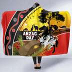 Dragons Rugby ANZAC Day Hooded Blanket Saints Rosemary Starry Night