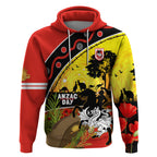 Dragons Rugby ANZAC Day Hoodie Saints Rosemary Starry Night