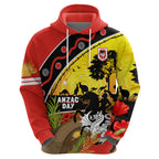 Dragons Rugby ANZAC Day Hoodie Saints Rosemary Starry Night