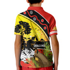 Dragons Rugby ANZAC Day Kid Polo Shirt Saints Rosemary Starry Night