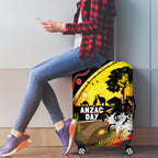 Dragons Rugby ANZAC Day Luggage Cover Saints Rosemary Starry Night