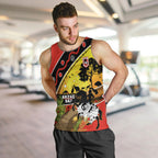 Dragons Rugby ANZAC Day Men Tank Top Saints Rosemary Starry Night
