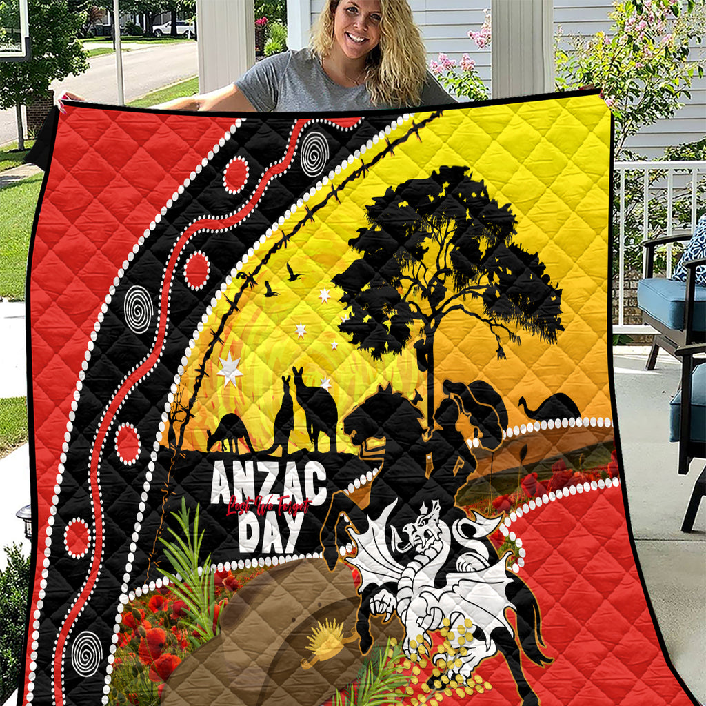Dragons Rugby ANZAC Day Quilt Saints Rosemary Starry Night
