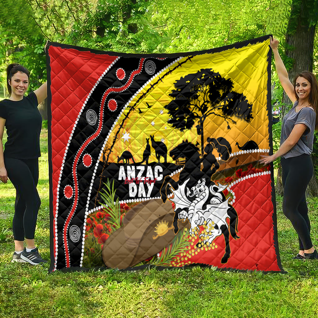 Dragons Rugby ANZAC Day Quilt Saints Rosemary Starry Night