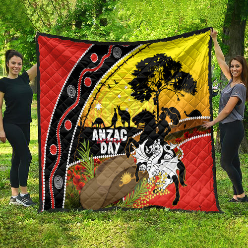 Dragons Rugby ANZAC Day Quilt Saints Rosemary Starry Night