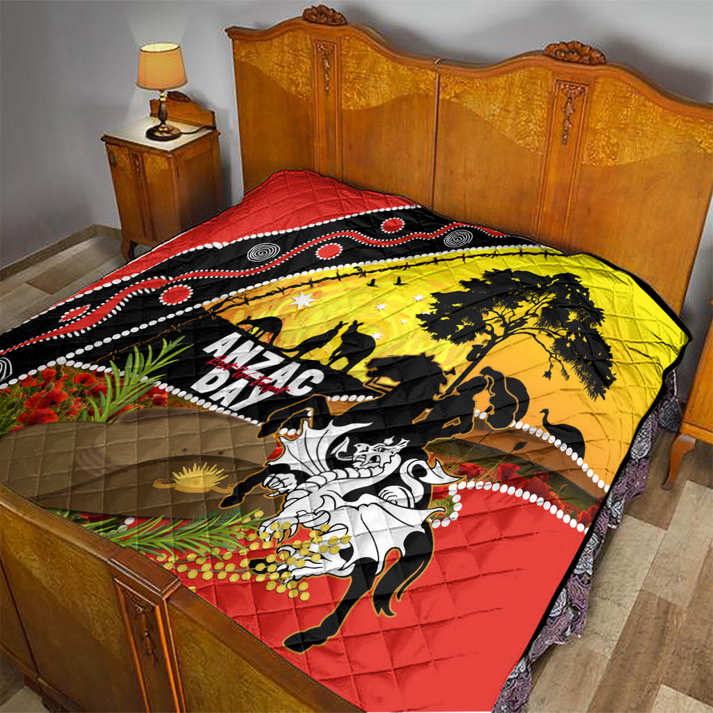 Dragons Rugby ANZAC Day Quilt Saints Rosemary Starry Night