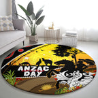 Dragons Rugby ANZAC Day Round Carpet Saints Rosemary Starry Night